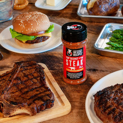 Todd Wilbur's Top Secret Recipes Steak Rub - Famous Steakhouse Chain Taste at Home (Like Outback) - Best Steak Rub - Also Great Burger Seasoning -...